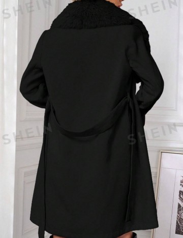 Palton Shein, negru