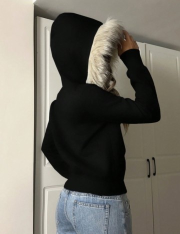 Hanorac Shein, negru