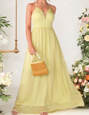 Rochie de ocazie Shein, galben