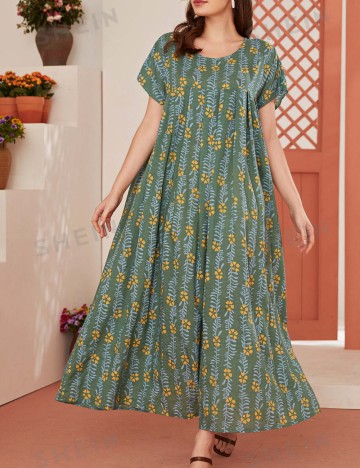 Rochie midi Shein, verde