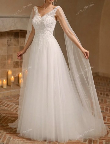 Rochie de ocazie și bridal Shein, alb