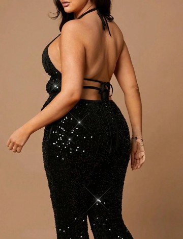 Top Shein Curve+, negru