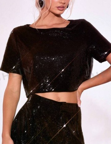 Top Shein, negru