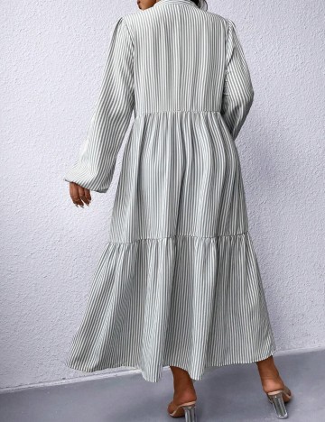 Rochie maxi Shein Curve+, mix culori