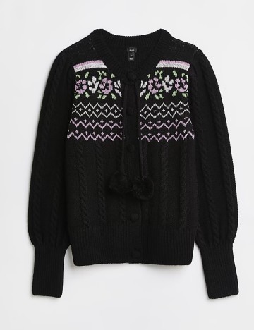 Cardigan River Island, negru