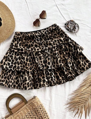 Fustă mini Shein, mix culori