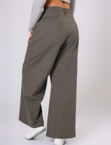 Pantaloni Shein Curve+, kaki
