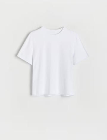 Tricou RESERVED, alb