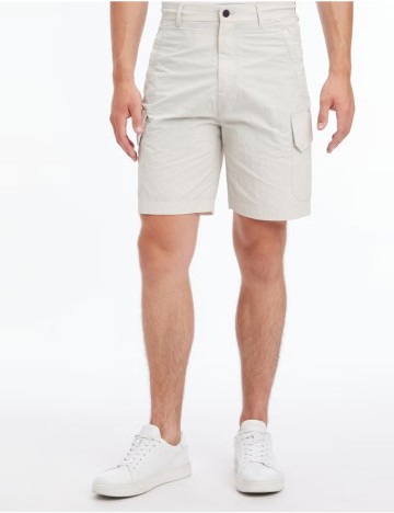 Pantaloni scurți Calvin Klein, crem