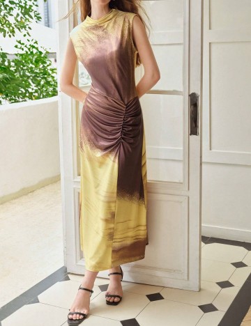 Rochie maxi Shein, mix culori