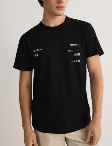 Tricou RESERVED, negru