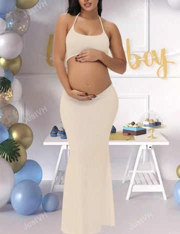 Rochie midi Shein, bej
