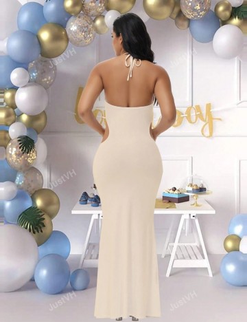 Rochie midi Shein, bej
