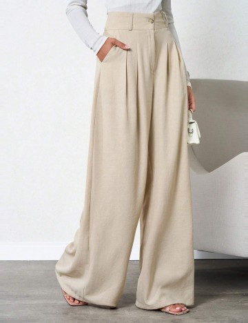 Pantaloni Shein, crem