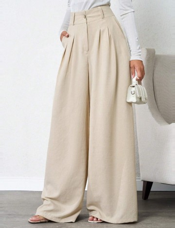 Pantaloni Shein, crem