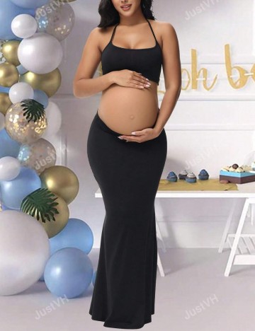 Rochie maxi Shein, negru