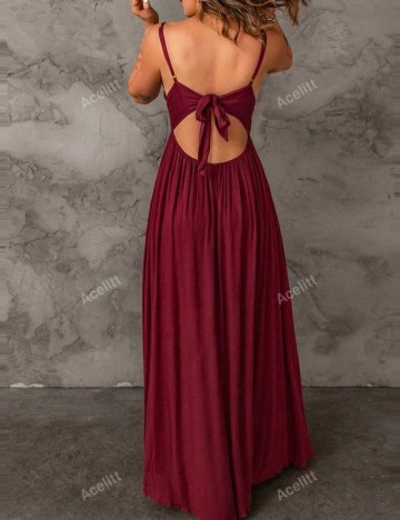 Rochie maxi Shein, vișiniu