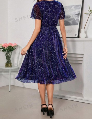 Rochie midi Shein Curve+, mov