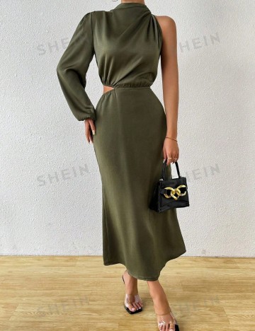 Rochie midi Shein, verde