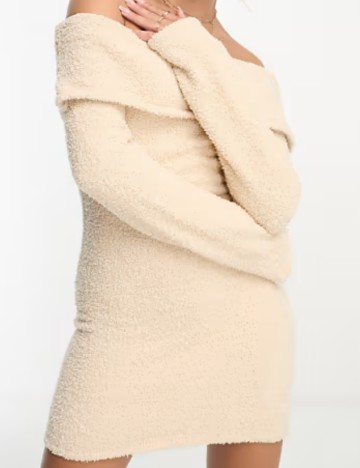 Rochie mini The Frolic, bej