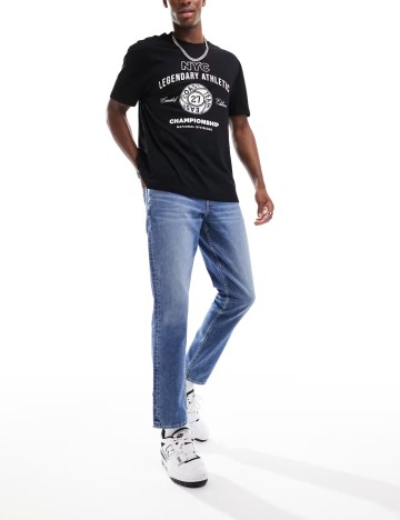 Jeans ASOS, albastru
