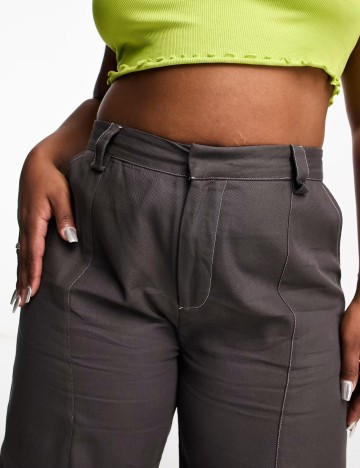 Pantaloni Heartbreak, gri