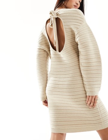 Rochie mini PRETTY LAVISH, bej