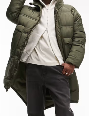 Geacă lungă Topman, verde