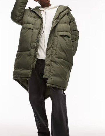 Geacă lungă Topman, verde