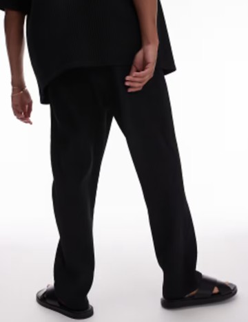 Pantaloni Topman, negru
