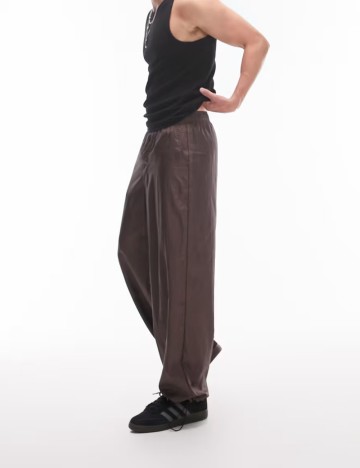 Pantaloni Topman, maro