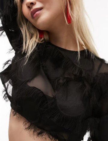 Bluză Topshop, negru