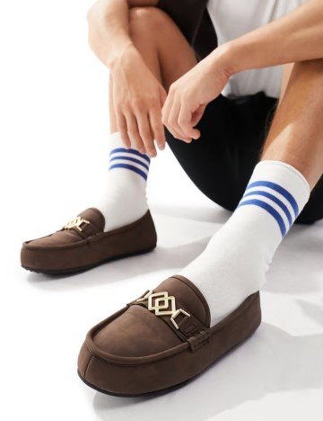 Mocasini ASOS, maro