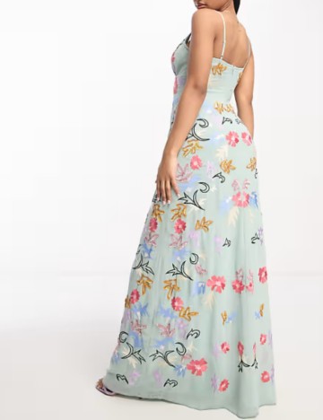 Rochie maxi Maya, mix culori