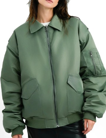 Geacă Reversibilă Topshop, verde