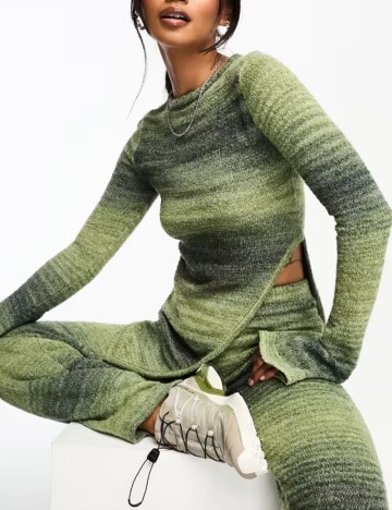 Pantaloni Annorlunda, verde