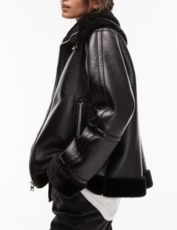 Cojoc Topshop, negru