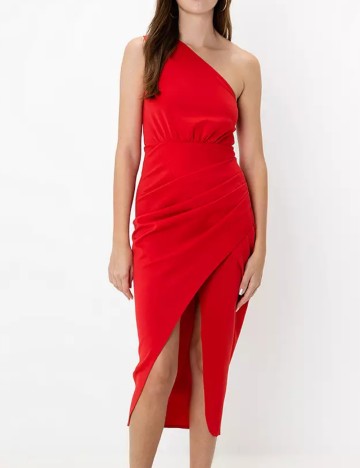 Rochie midi ASOS, roșu