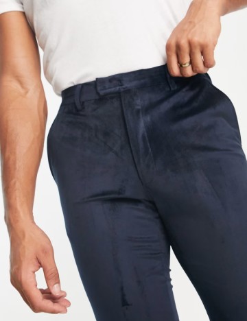 Pantaloni French Connection, bleumarin