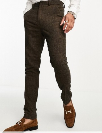 Pantaloni ASOS, maro