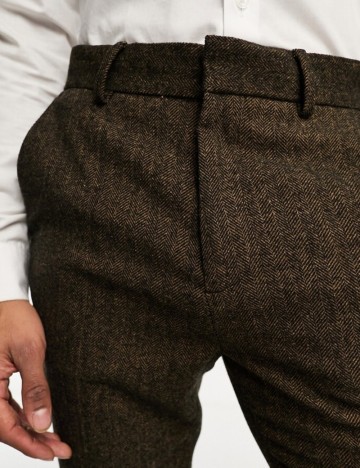 Pantaloni ASOS, maro
