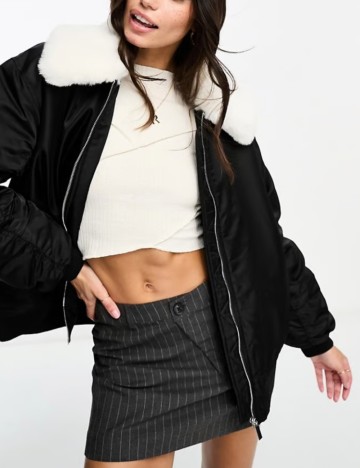 Jachetă Miss Selfridge, negru