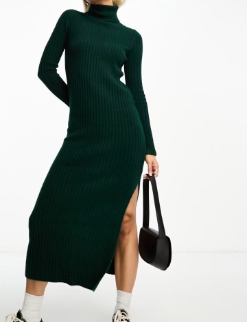 Rochie midi ASOS, verde