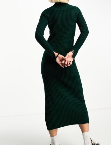 Rochie midi ASOS, verde