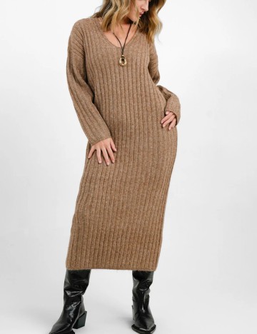 Rochie midi ASOS, maro