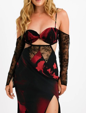 Rochie maxi ASOS, mix culori