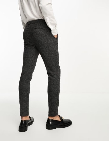 Pantaloni de costum ASOS, negru