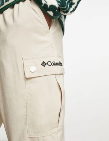 Pantaloni cargo Columbia, crem