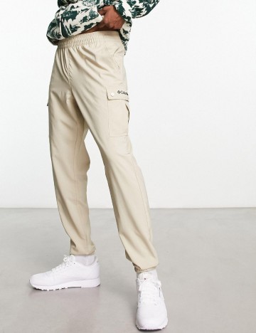 Pantaloni cargo Columbia, crem