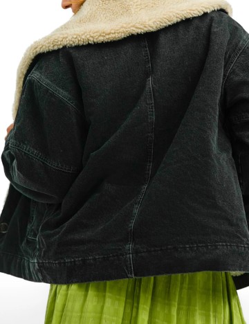 Geacă de blugi Topshop, negru